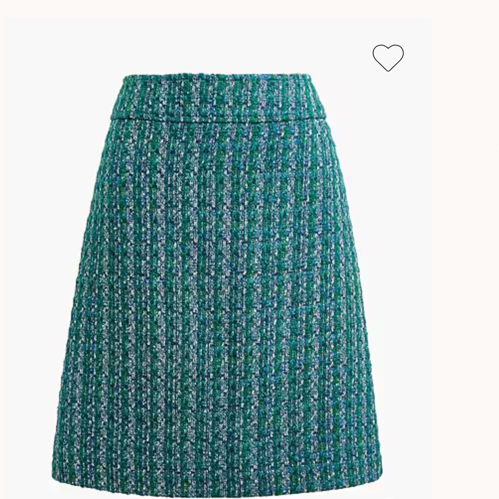J. Crew Factory Tweed A-line skirt